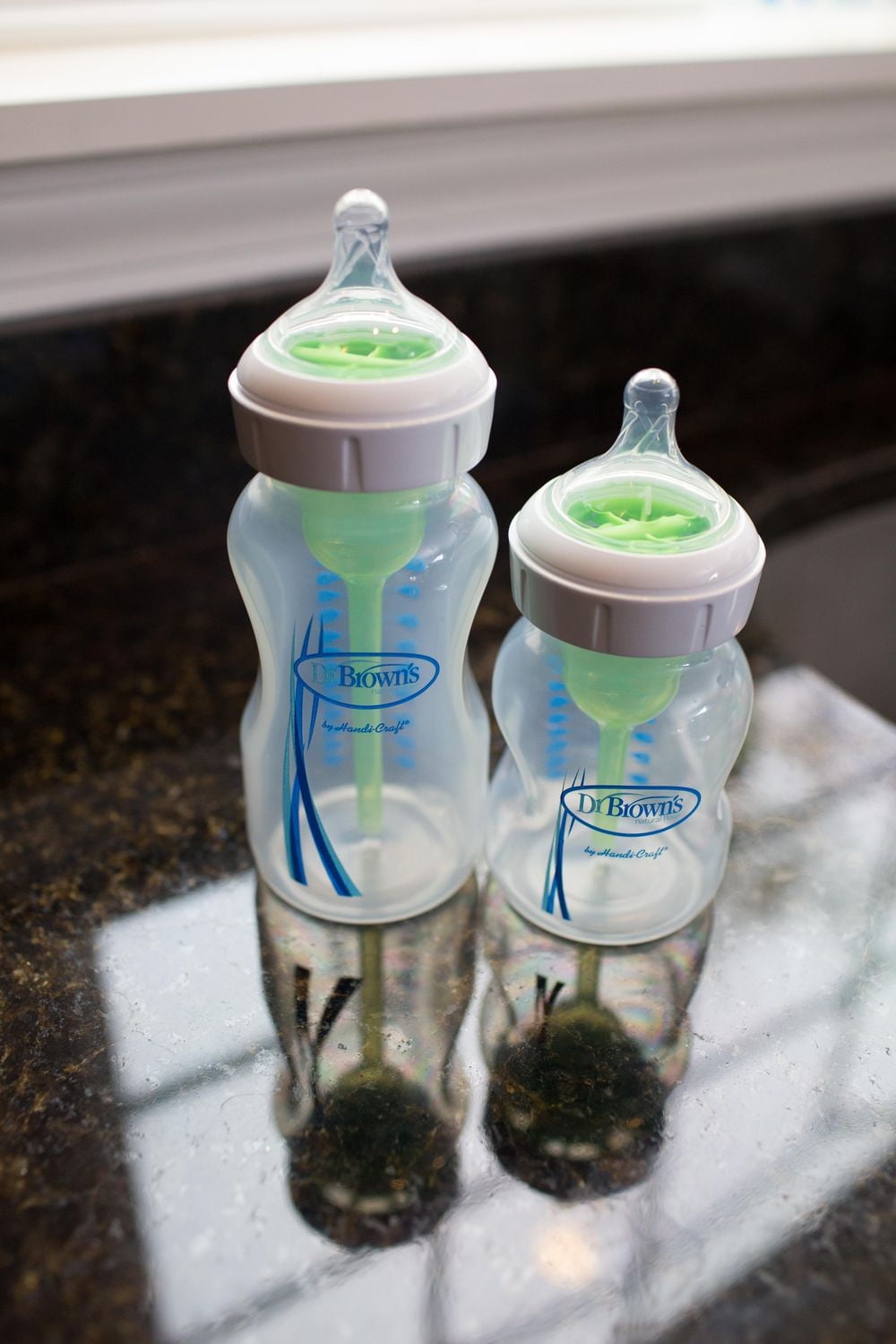 Dr. Brown's Natural Flow Options+ Wide-Neck Bottle Nipple, Level 4, 9m+, 6 Pack