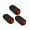 Red, variant on 3Pcs Car Solar Power Simulated Dummy Alarm, Anti-Theft Fake Car Alarm LED Flashing Security Lights with USB Charger Port for Car