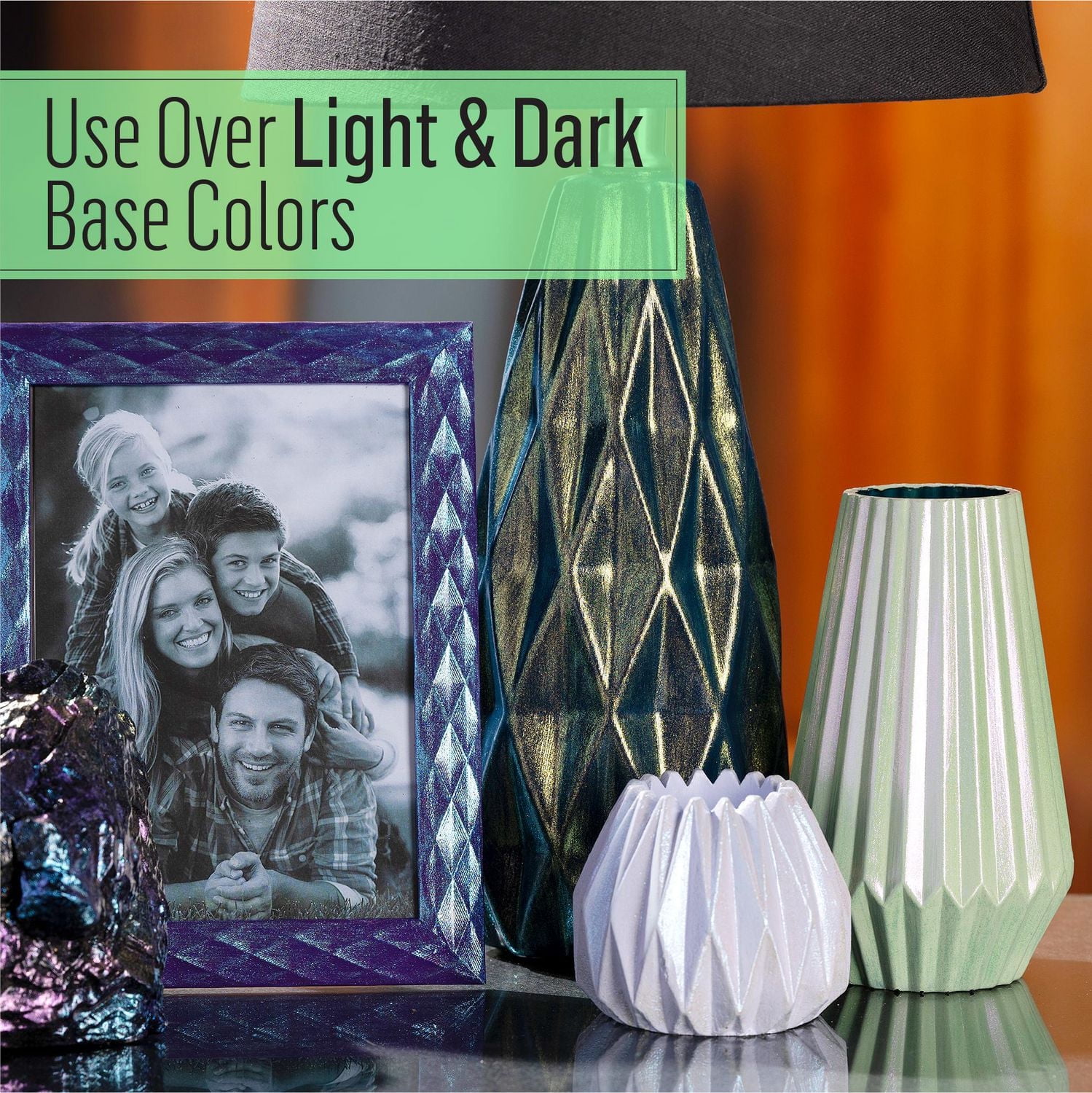 Glaçure fini brillant FolkArt Dragonfly Violet - Bleu - Vert Peinture Glaçure Libellule