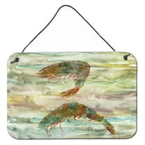 Carolines Treasures SC2014DS812 Shrimp Sunset Wall or Door Hanging Prints 8x12 multicolor