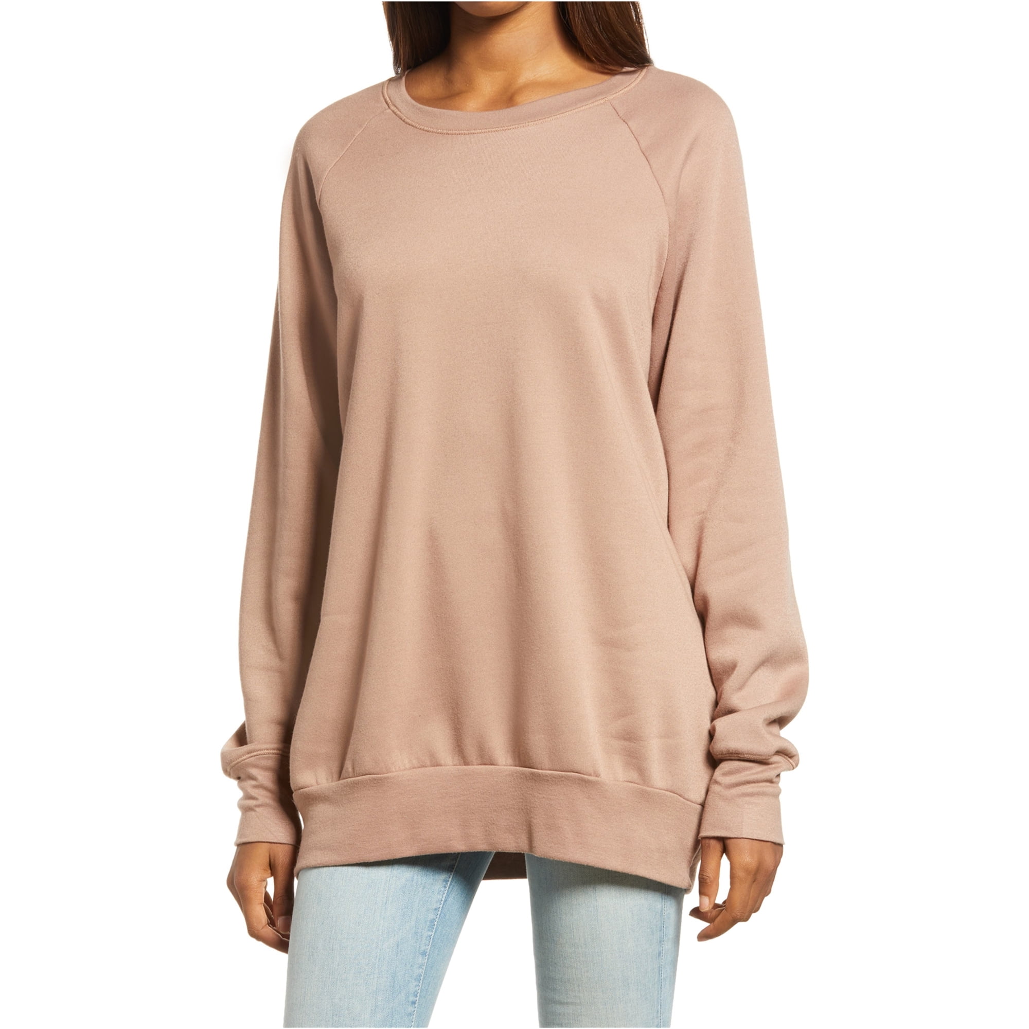 Treasure & Bond Womens Tunic Sweatshirt brownie XL | Walmart en línea