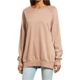 thumbnail image 1 of Treasure & Bond Womens Tunic Sweatshirt brownie M, 1 of 1