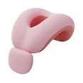 thumbnail image 2 of veasfak Compact, versatile neck support pillow for face positioning, breathable support, pink, 2 of 9