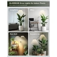 thumbnail image 6 of Smart Grow Lights for Indoor Plants, 24W Full  Plant Lights with Bluetooth App, Adjustable Height 47-70.9", Auto Timer, Indoor Plant Lamp for Large Tall Plants（Black 24W）, 6 of 8