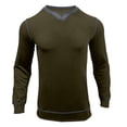 thumbnail image 4 of VJATTWR Men Heavy Long Sleeve T-Shirt, Crew Neck Classic Fit Tee, Assorted Color Xxl, 4 of 8