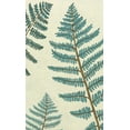 thumbnail image 2 of Vess, June Erica 10x14 White Modern Wood Framed Museum Art Print Titled - Blue Fern Trio I, 2 of 4