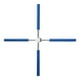 thumbnail image 5 of Corrector de de entrenamiento de pie de hombro abierto de acero inoxidable espalda de belleza Azul, 5 of 7