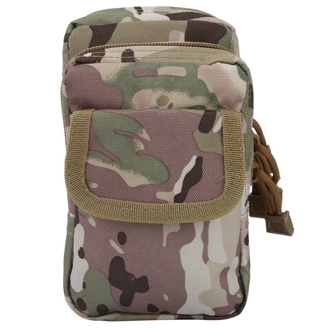 Riñonera de nailon duradera con sistema Molle antidesgaste, bolsa de camuflaje para deportes al aire libre