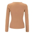 thumbnail image 4 of IMENGL Wool core spun yarn knit sweater, Gold M, Size M-2XL, 4 of 5