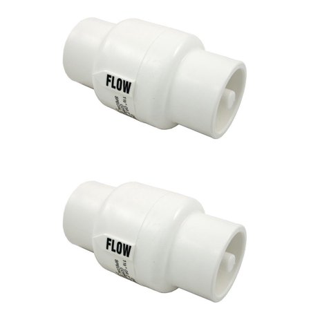 Check Valve 2 Slip - 2) Pentair R172288 Rainbow Chlorinator 1 1/2