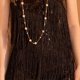 thumbnail image 4 of Vestido Suspendido Vestido de tirantes de espagueti para mujer Vestido de flecos para fiesta de graduación con borlas de lentejuelas (Negro M) Kuymtek para Mujer Negro T L, 4 of 7