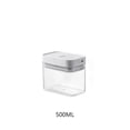 thumbnail image 4 of Juego de contenedores de almacenamiento transparentes para cereales herméticos con tapa, caja de vacío de cocina para frutas secas de plástico, alimentos, azúcar, granos de café（3pcs） ShuxiuWang 8390611123697, 4 of 4
