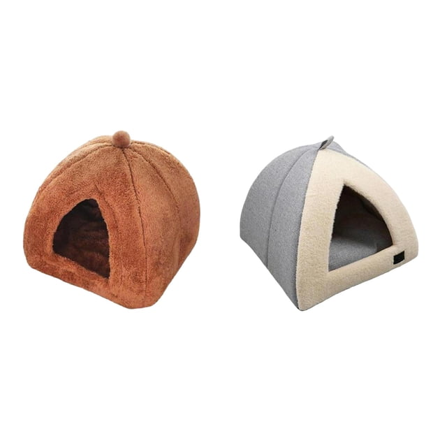 2pcs Winter Pet Bed Nest Pet Tent with Mat Cave Bed StyleF jinwen Cama nido