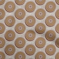 thumbnail image 1 of oneOone Georgette Viscose Brown Fabric Asian Block Craft Projects Decor Fabric Printed By The Yard 42 Inch Wide, 1 of 4