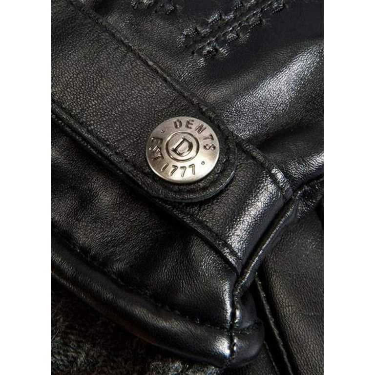 Dents Henley Touch Screen Hairsheep Leather Gloves - Black Dents Henley Touch Screen Hairsheep Leather Gloves - Black