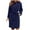 Dark Blue, variant on Lindreshi Winter Coats for Women Clearance Medium Womens and Winter Lapel Woolen Cloth Coat Trench Jacket Long Overcoat Outwear