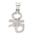 thumbnail image 4 of Diamond2Deal 925 Sterling Silver Polished Scorpion Pendant for Men, 4 of 6