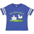 thumbnail image 3 of Inktastic Hey, Guess What? Chicken Butt Boys or Girls Toddler T-Shirt, 3 of 5