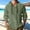 Army Green, variant on DPTALR George Men's Lightweight Hoodies Long Sleeve V Neck Quarter Button Army Green,Big and Tall Men M
