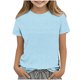 thumbnail image 1 of Top de Manga Larga de la Moda de los Niños de Color Sólido Cuello Redondo Suelto Y Casual Tops para el Uso Casual Diario, Interior, Regreso a Casa, Fiestas de Cumpleaños, Vacaciones, Fotografía, 1 of 5