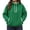 Green,#079, variant on Womens Fuzzy Fleece Solid Color Casual Jackets Winter Warm Pullover Tops with Pockets,S