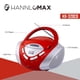 thumbnail image 3 of Boombox portátil para CD/MP3 HANNLOMAX HX-320CD con radio AM/FM, 3 of 4