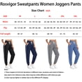 thumbnail image 6 of Rosvigor Sweatpants for Women High Waisted Athletic Joggers Drawstring Casual Lounge Workout Activewear Pants with Pockets, 6 of 7