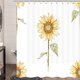 thumbnail image 5 of Girasoles Cortina de Ducha Decorativa Otoño Acuarela Flores Amarillas,11 Feliz Sencillez, 5 of 5