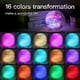 thumbnail image 4 of Moon Light Children's Night Light 5.9 inch 16 colour LED 3D Star and Moon Light with Wooden Stand, 4 of 4
