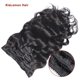 thumbnail image 5 of Kislemon Extensiones De Cabello Humano Con Clip, Ondulado, 100 % Cabello Humano Sin Procesar, Barato, 8 Piezas/Lote, 4.29 Oz Con 18 Clips (24 Pulgadas), 5 of 5