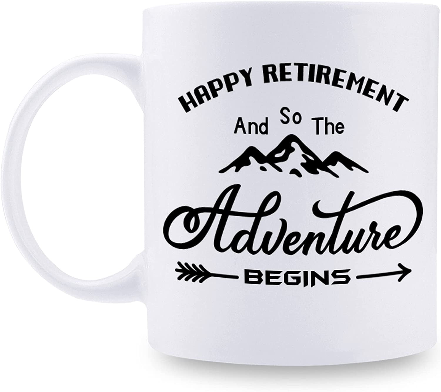 Retirement Gifts for Men Happy Retirement And So The Adventure Begins