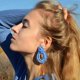 thumbnail image 2 of Pendientes colgantes - Pendientes colgantes con forma de lágrima y cuentas bohemias, regalo para mujer - Código de modelo 2368, 2 of 5