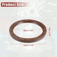 thumbnail image 5 of Unique Bargains Engine Crankshaft Oil Seal for Mazda CX-7 2009-2013 for Ford for Ranger 99-12 No.F802-11-399/F80211399 Brown, 5 of 6