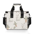 thumbnail image 7 of FORMRS Insulated Cooler Bag 24 Cans Capacity Soft Leakproof Lunch Box with Side Pockets, Beige Rabbits and Carrots, 7 of 7