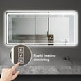 thumbnail image 6 of 28*60in LED Bathroom Vanity Mirror ,wall mirror,Anti-Fog, Dimmable,Shatter-Proof Tempered Glass, Ideal for Bathroom Wall Decor, Beauty Makeup and Shaving, 6 of 9
