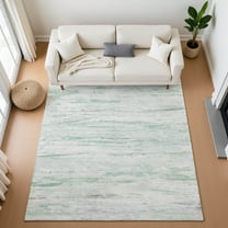 Addison Rugs Mayfield Premium Machine Washable Transitional Abstract Aloe Rectangle Rug, 10' x 14'