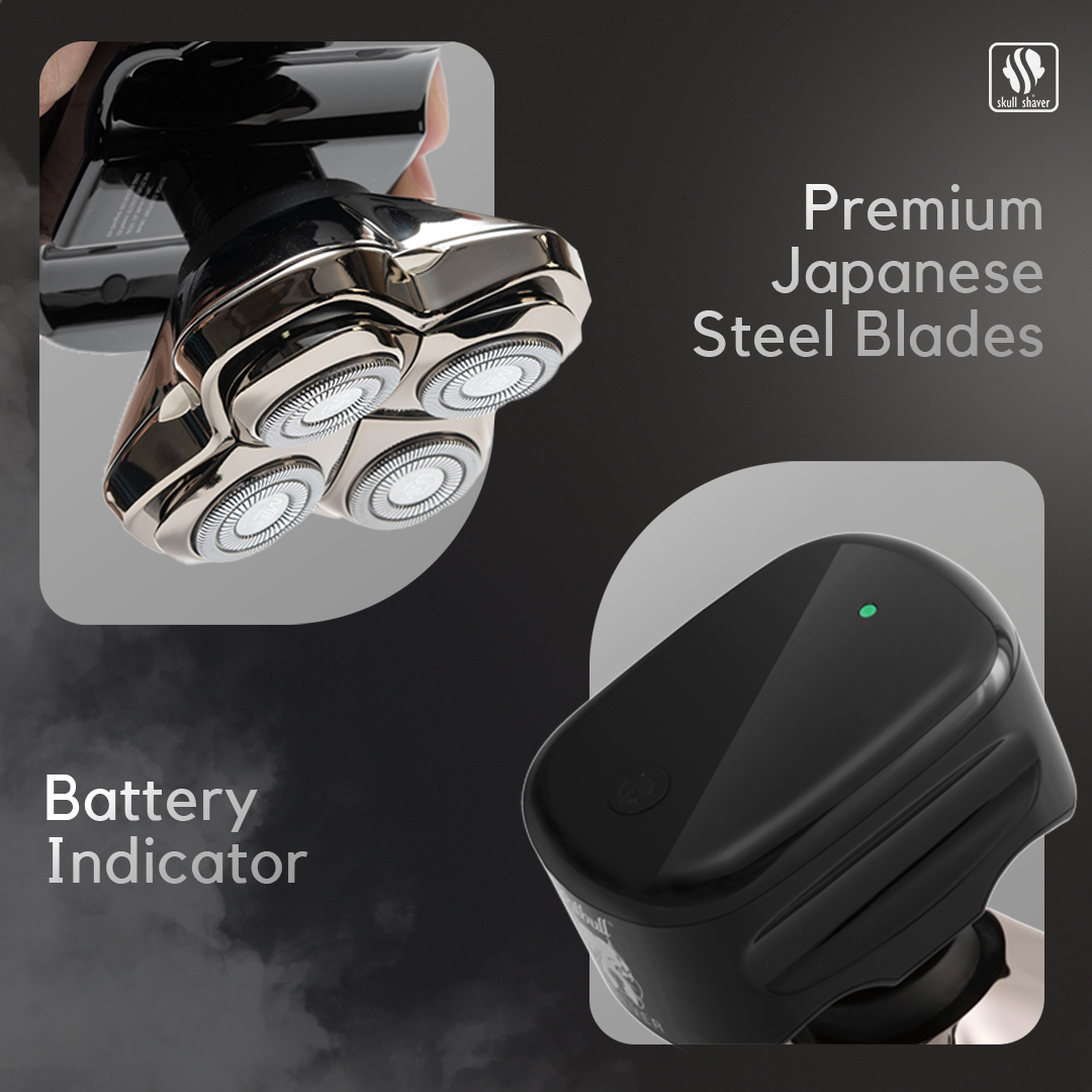 Skull Shaver Pitbull Silver PRO Head & Face Shaver photo 2