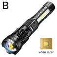 thumbnail image 4 of LED Flashlight Bright Powerful Zoom Camping Torch Type C Rechargeable Outdoor, 4 of 8