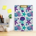thumbnail image 6 of FMSHPON Colorful Coral Clipboard Hardboard Wood Nursing Clip Board and Pull for Standard A4 Letter 13x9 inches, 6 of 7