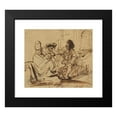 thumbnail image 2 of Govert Flinck 14x12 Black Modern Framed Museum Art Print Titled - Joseph in Prison Interpreting the Dreams of Pharaoh's Baker and Butler (1639), 2 of 5