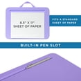thumbnail image 5 of LapGear Compact Lap Desk, 12-Pack, Purple Amethyst, 5 of 7