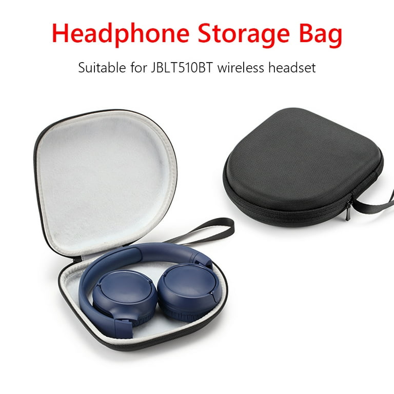 Yinke Hard Case for Sony WH-CH520/510/JBL Tune 510BT/500BT Headphone,  Travel Protective Cover Storage Bag (Black