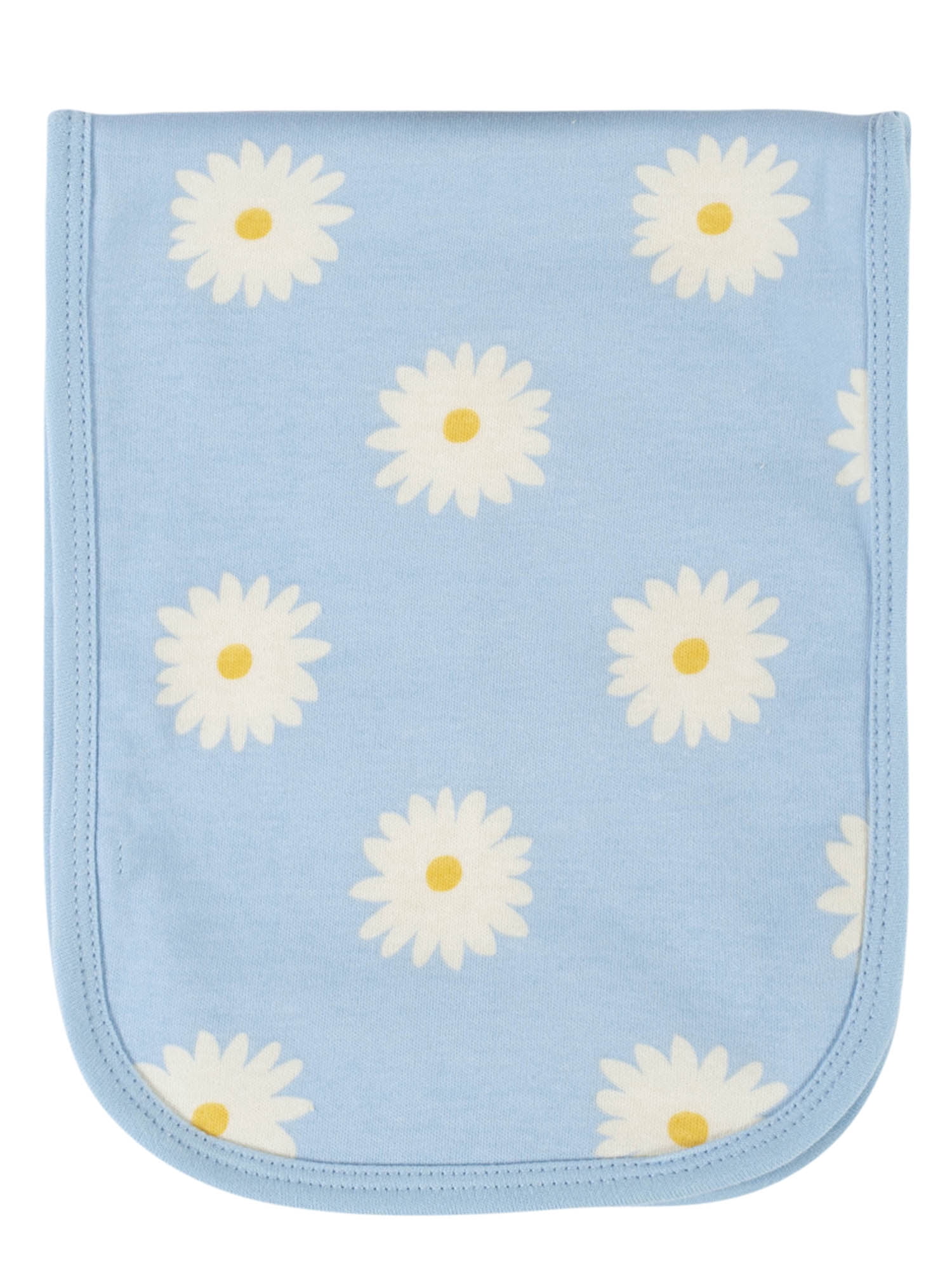 Gerber Baby Girl Bibs & Burp Cloth Bundle, 6-Piece
