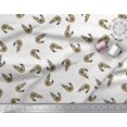 thumbnail image 2 of Soimoi Rayon Fabric Circle,Dot & Prawns Ocean Decor Fabric Printed Yard 56 Inch Wide, 2 of 4