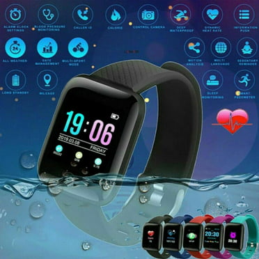 Smart Watch Fitness Tracker with Blood Oxygen Saturation & Heart 