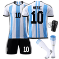 thumbnail image 1 of Camiseta Argentina Soccer Wear Uniforme Kits de fútbol Número 10 Mes si Jersey Football Jersey Argentina Original 2022 Sincero Hogar, 1 of 6