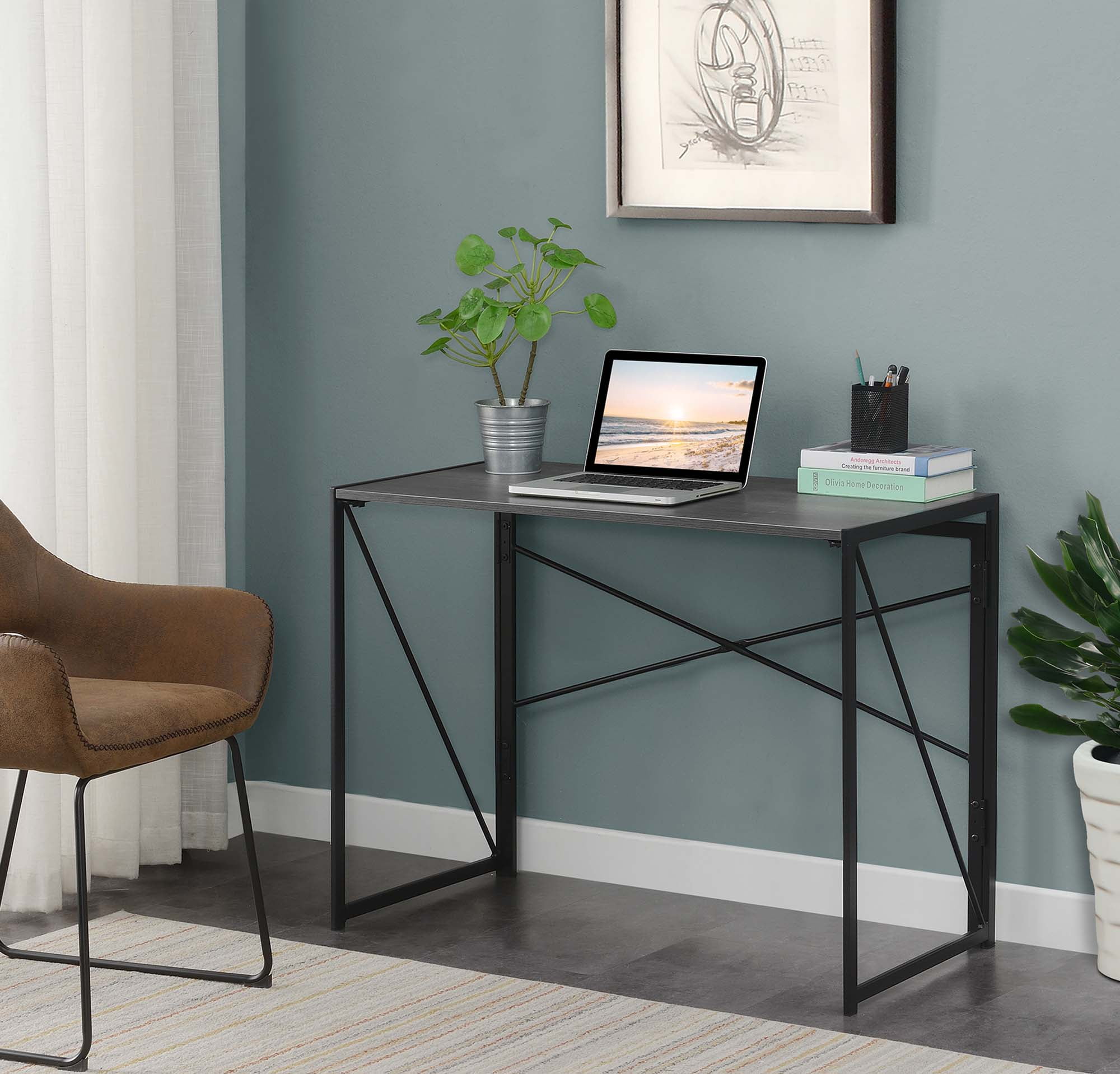 Dunelm Grey Desk atelieryuwa.ciao.jp