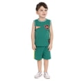 thumbnail image 2 of Wonder Nation Toddler Boys Sleeveless Basketball Jersey and Shorts Set, 2-Piece, Sizes 12M-5T, 2 of 7
