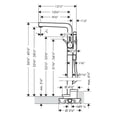 thumbnail image 3 of Hansgrohe 72412 Talis S Floor Mounted Tub Filler, 3 of 3