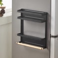 thumbnail image 2 of Refrigerator Rack, Multi-Functional Refrigerator Hanging Rack Refrigerator Magnetic Rack, For Bathroom Kitchen, 2 of 8